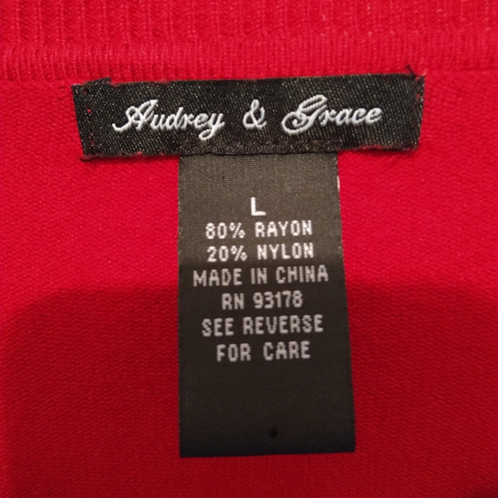 Red Cardigan - Picture 4 of 6